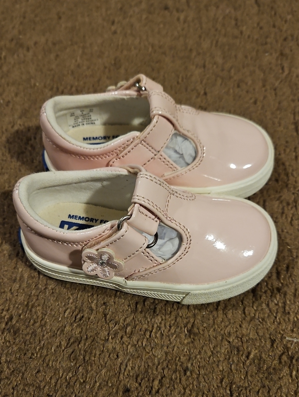 Girls Pink Daphne Sneakers with Memory Foam